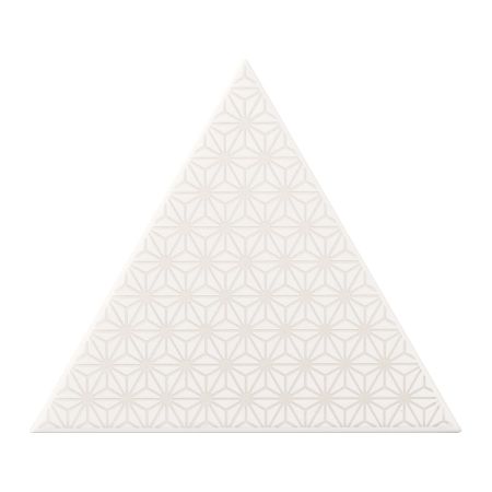 Керамическая плитка Petracers Triangolo Stella Grigio Su Bianco 17x17