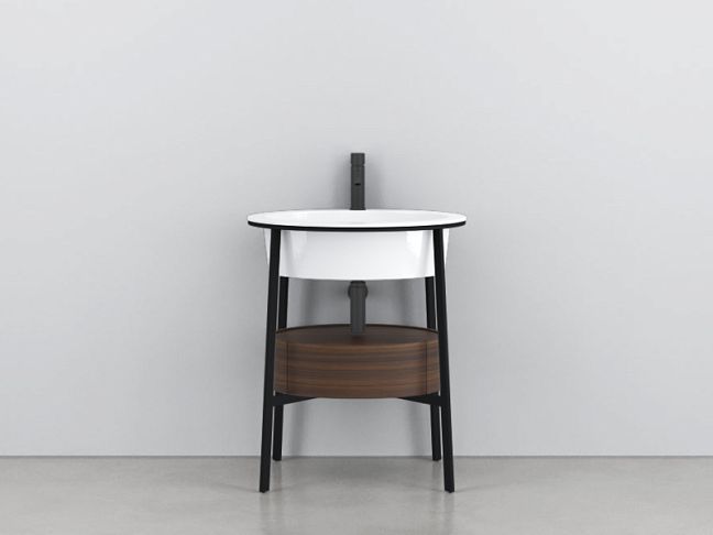 Cielo Catino Ovale Деревянный ящик 56x40см, h-16,5см, цвет Rovere Nero