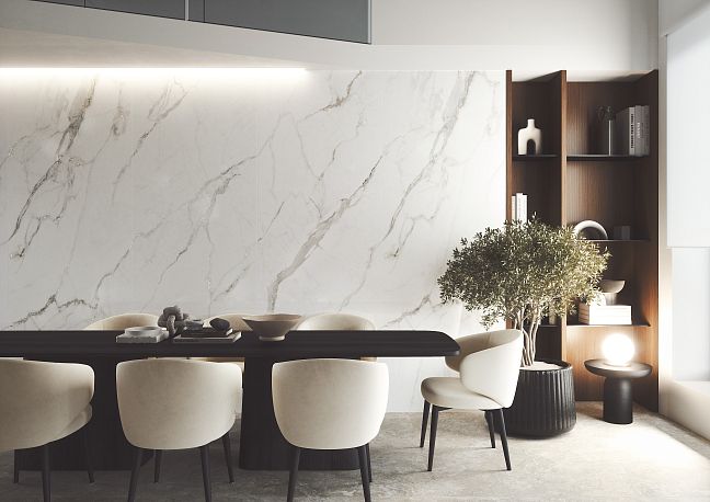 Museum Керамогранит Lumiere 4D White Sp/100x275/R Shaped