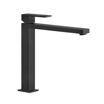 Gessi Rettangolo Смеситель для раковины с высоким изливом 213мм, черный