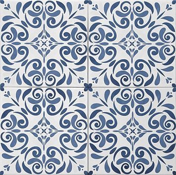 Керамогранит Tonalite Aquarel Decoro Vega Blu 15x15