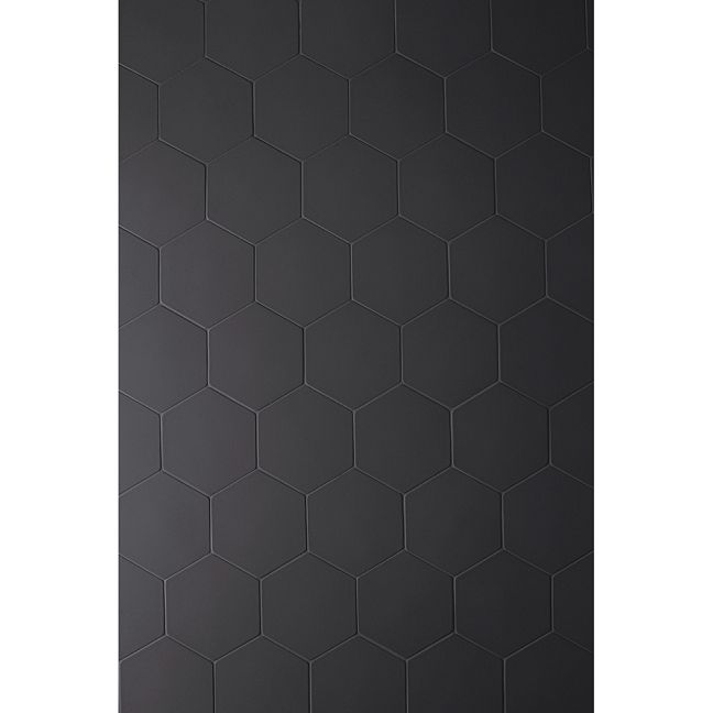 Керамогранит Mutina Phenomenon Hexagon Nero Matt 14,5x16,5