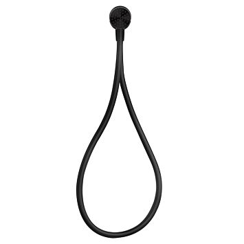 Gessi Hi-Fi Душевой магнитные комплект, состоящий из вывода воды, держателя, Darkflex шланга 1,50 м и лейки, Black Metal PVD