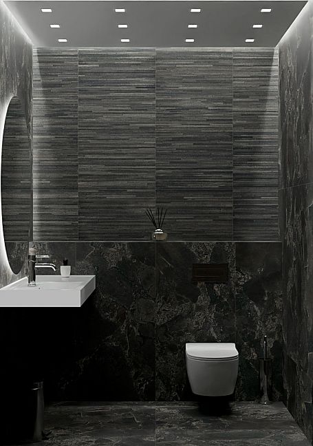 Керамогранит Provenza Unique Infinity Cobblestone Black 60x120 9 мм