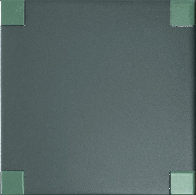 Mutina Керамическая плитка Homage to the Square Dot Evergreen 15x15x0,9