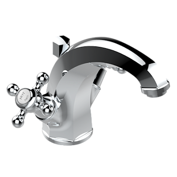 Смеситель  THG Charleston для раковины на одно отверстие с донным клапаном