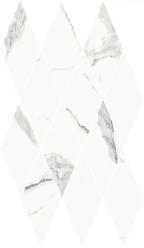 Italon Керамогранитная мозаика Stellaris Statuario White Diamond 28x48x0,9 Матовая