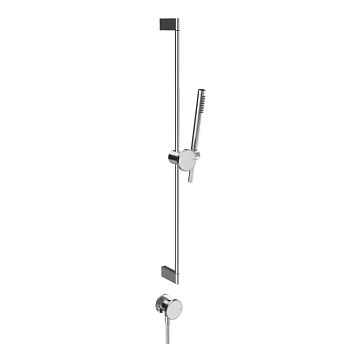 Gessi Origini Штанга в комплекте с душевой лейкой, шланг 1,50 м и вывод воды. в компл с отд вставкой, хром