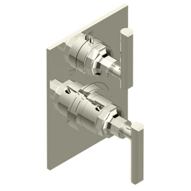 THG Les Ondes &agravee; manettes Смеситель для душа, термостатический, с переключателем на 2 потока, цвет: Matt nickel