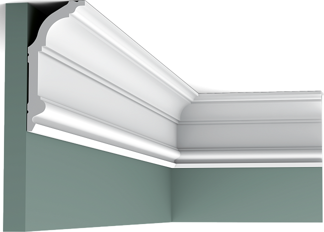 Карниз Orac Décor C339 NOBLESSE пуротач 200,0 x 6,4 x 14,1