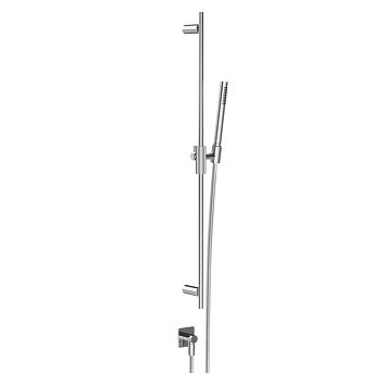 Gessi Inverso Rigato Штанга в комплекте с душевой лейкой с защитой от известкового налета, гибкий шланг 1,50 м хром