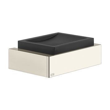 Gessi Rettangolo Мыльница настенная черная, Warm Bronze Br PVD