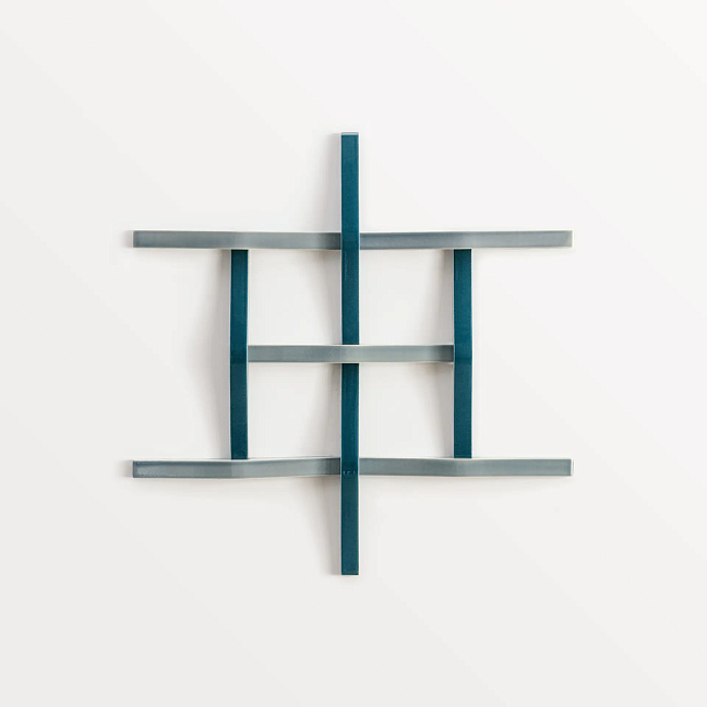 Mutina Керамическая плитка Adagio Grigio + Blu 2,7x30 Gloss