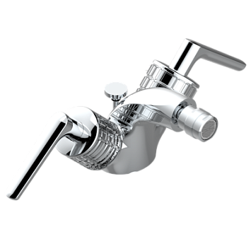 Смеситель для биде на одно отверстие с поворотным аэратором и донным клапаном