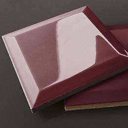 Керамическая плитка Etruria Design Victoria Diamantato Burgundy Lux 1&deg; Scelta 15x15 купить в Москве: интернет-магазин StudioArdo