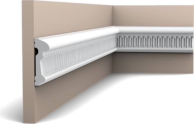 Молдинг Orac Décor P7040F гибкий полимер 200,0 x 2,6 x 7,9