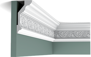 Карниз Orac Décor C303F гибкий полимер 200,0 x 6,5 x 14,4