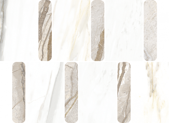 Italon Керамогранитная мозаика Stellaris Ivory Argan 36,8x26,9x0,9 Матовая
