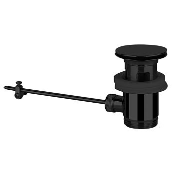 Gessi Emporio Technical Accessories Донный клапан для раковины на 1 1/4 c донным клапаном и переливом, Black XL
