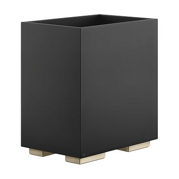 Gessi Rettangolo Корзина для мусора черная, Warm Bronze Br PVD