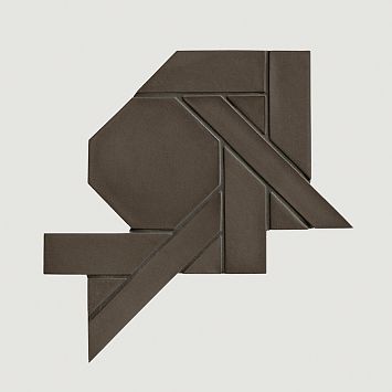 Mutina Керамогранит Weaving Ba Leng Black 34,3x34,3 Matt