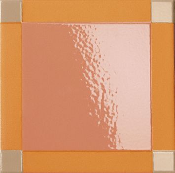 Mutina Керамическая плитка Homage to the Square Dash Peach 15x15x0,9
