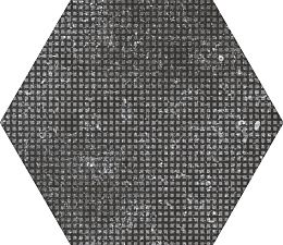 Equipe Керамогранит Coralstone Hexagon Melange Black 29,2x25,4x0,83 купить в Москве: интернет-магазин StudioArdo