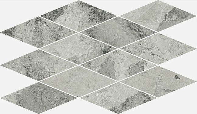Керамогранит Italon Charme Extra Silver Mosaico Diamond 620110000079 28x48