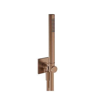 Gessi INVERSO Душевой комплект, состоящий из вывода воды, ручного душа, шланг 1,50 м Copper Brushed PVD