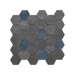 Керамическая плитка Peronda Decor Grunge Anthracite Mat Hexa AS 28,3x29,4 купить в Москве: интернет-магазин StudioArdo