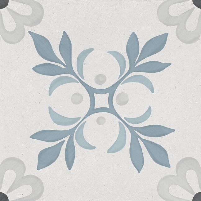 Harmony Керамогранит Sirocco Blue Garden 22,3x22,3x0,9 Матовый