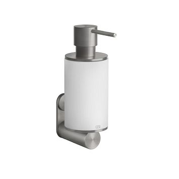 Gessi 316 Дозатор для жидкого мыла настенный, белый/steel brushed