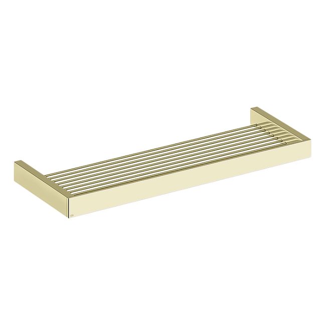 Gessi Rettangolo Настенная полка 60 см, Brass Brushed PVD