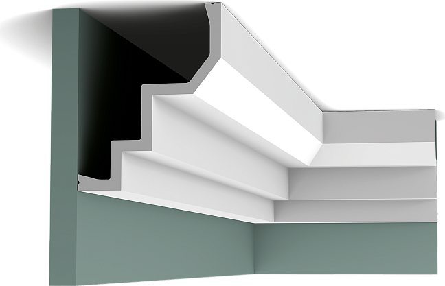 Потолочный карниз Orac Décor C300 пуротач 200,0 x 13,0 x 16,5