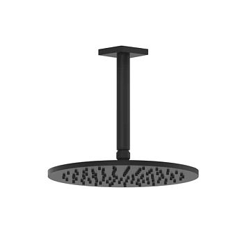 Gessi Rilievo Потолочная душевая головка шарнирная на 1/2, 250мм, длина изгот. под заказ (105 - 1855мм), nero XL
