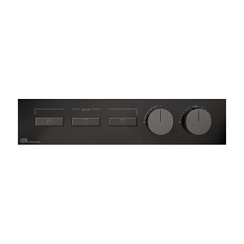 Gessi Hi-Fi Термостат для душа, с включением до 3 источников одновременно (внешняя часть), Black Metal PVD