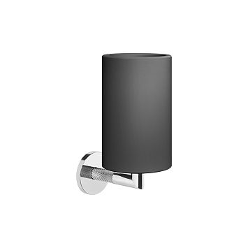 Gessi Anello Стакан настенный черный, хром