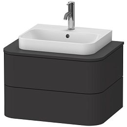 Duravit Happy D.2 Plus Тумба подвесная 650 мм, цвет: Graphite super matt 80 купить в Москве: интернет-магазин StudioArdo