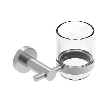 Nemo NM-01021BN Стакан настенный, BRUSH NICKEL