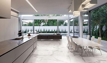 Керамогранит Provenza Bianco D'Italia Arabescato Lappato Lucido 59x118,2x1