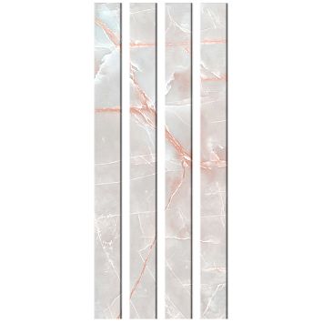 Стеклянный профиль Sicis You Glass  Pink 26,2 x 300 x 6 мм