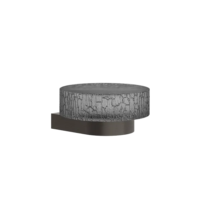 Gessi Incastri Мыльница подвесная, основание окрашено в цвете 707 Black Metal Brushed PVD