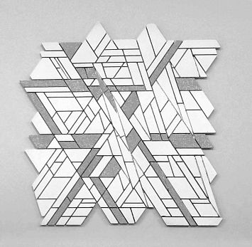 Микромозаика Sergio Savino Meteorite Decorato 25,3x26,7 Aluminium