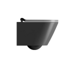 Унитаз Kube X безободковый с водоворотной системой смыва Swirlflush фаянсовый черный матовый (941626) купить в Москве: интернет-магазин StudioArdo