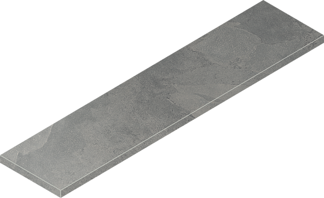 Italon Керамогранитная ступень Materia Scalino Ang. SX Carbonio 33x120 Cer