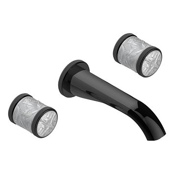 THG Hirondelles Смеситель для раковины, встраиваемый, цвет: Brown bronze color PVD