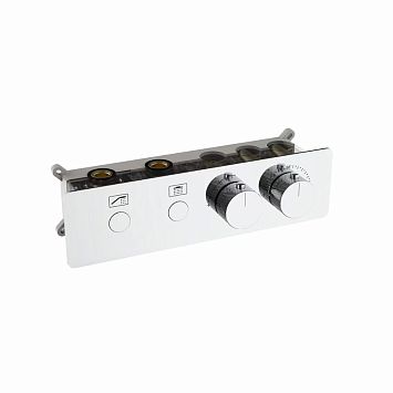 Nemo NM-8051CR Термостатический встраиваемый смеситель для душа из стены на 2 потребителя CHROME PL