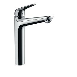 Смеситель для раковины Hansgrohe Novus Однорычажный 230, с донным клапаном, хром купить в Москве: интернет-магазин StudioArdo