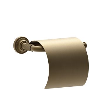 Gessi Venti20 Держатель туалетной бумаги, с крышкой, Antique Brass