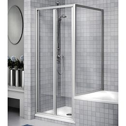 Душевая кабина для ниши Duka Prima 2000 glass со складной дверью и укороченным боковым элементом Закалённое стекло 3 мм купить в Москве: интернет-магазин StudioArdo